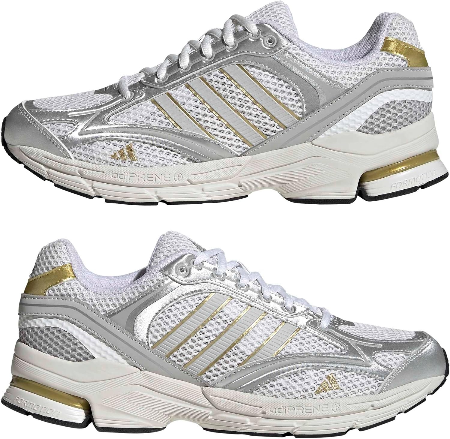 image:imageadidas Mens Spiritain 2000 SneakersWhiteLigh Solid GreyGold Metallic