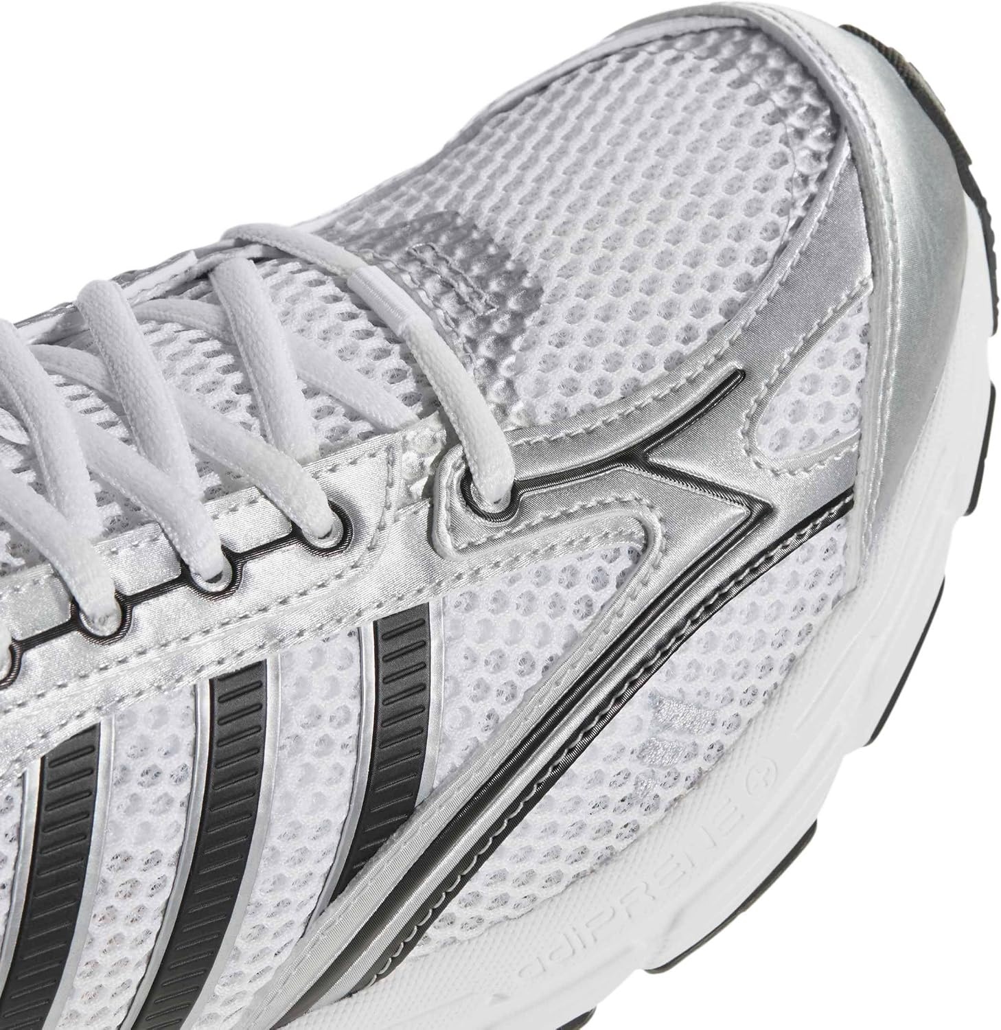 image:imageadidas Mens Spiritain 2000 SneakersWhiteSilver MetallicBlack