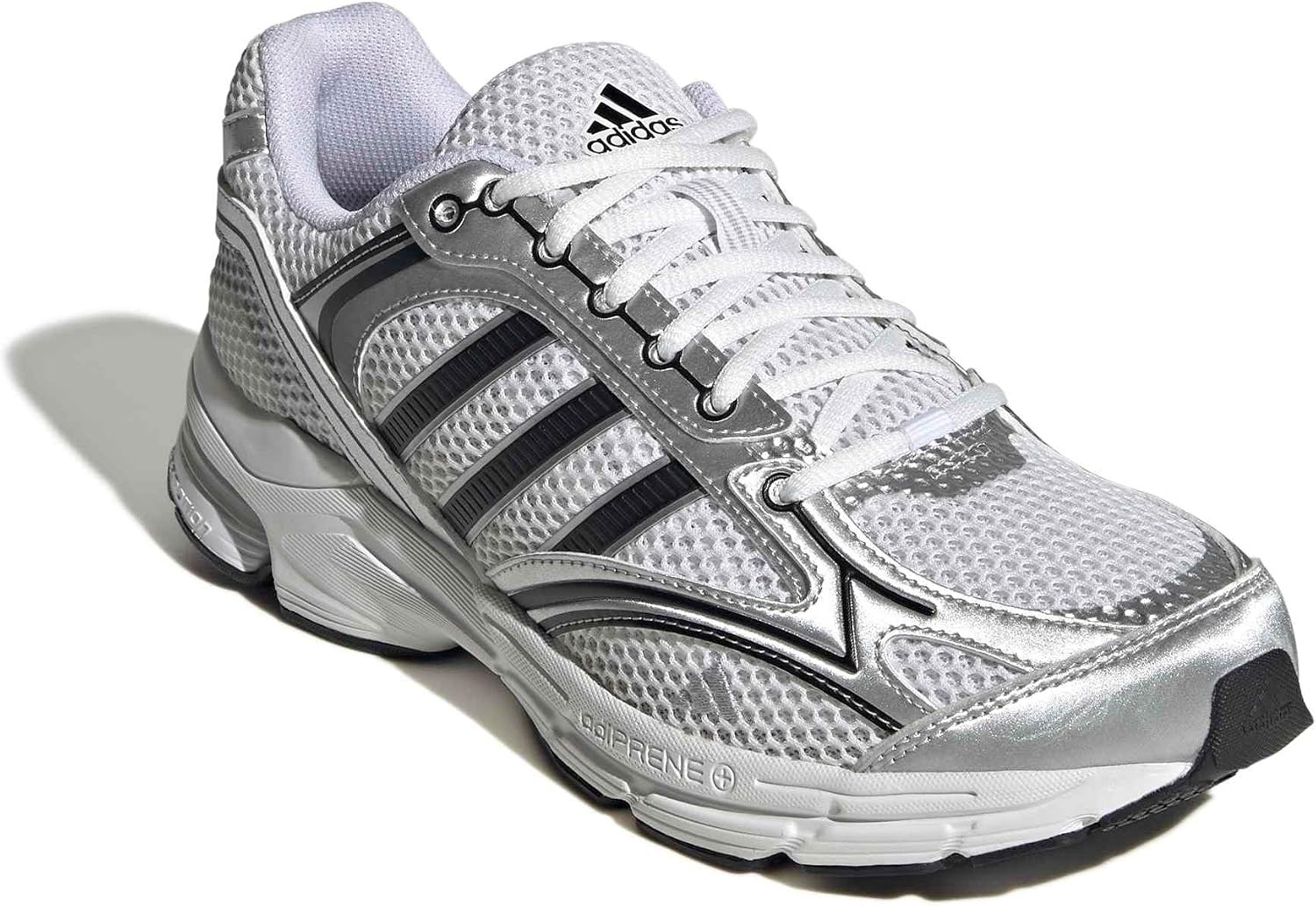 image:imageadidas Mens Spiritain 2000 SneakersWhiteSilver MetallicBlack