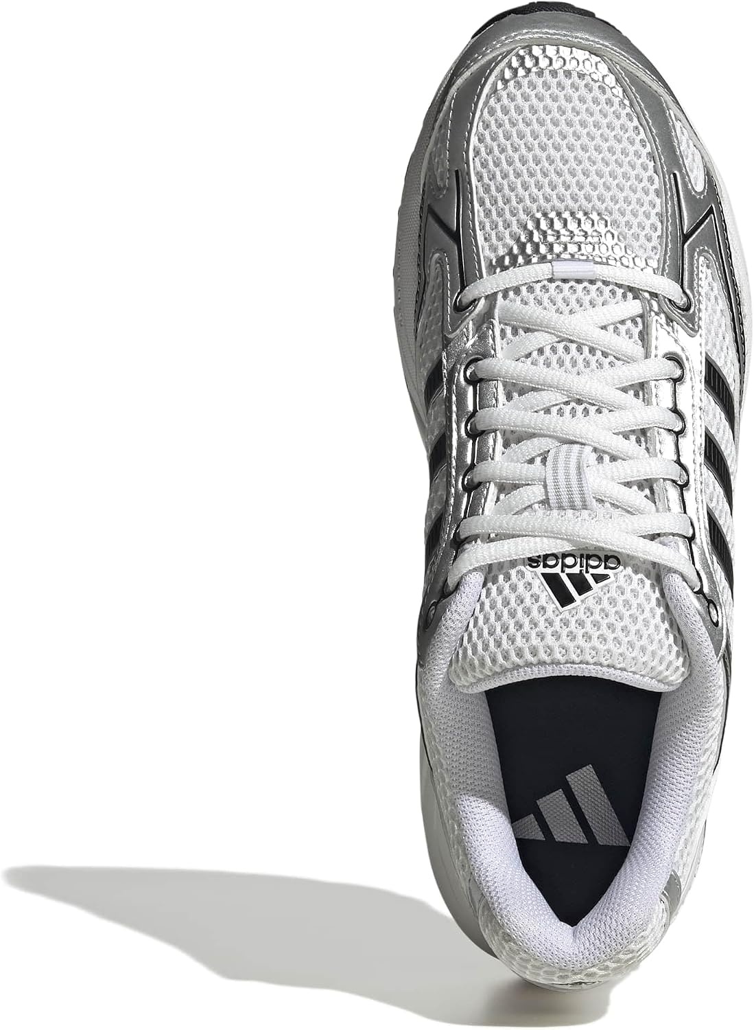 image:imageadidas Mens Spiritain 2000 SneakersWhiteSilver MetallicBlack