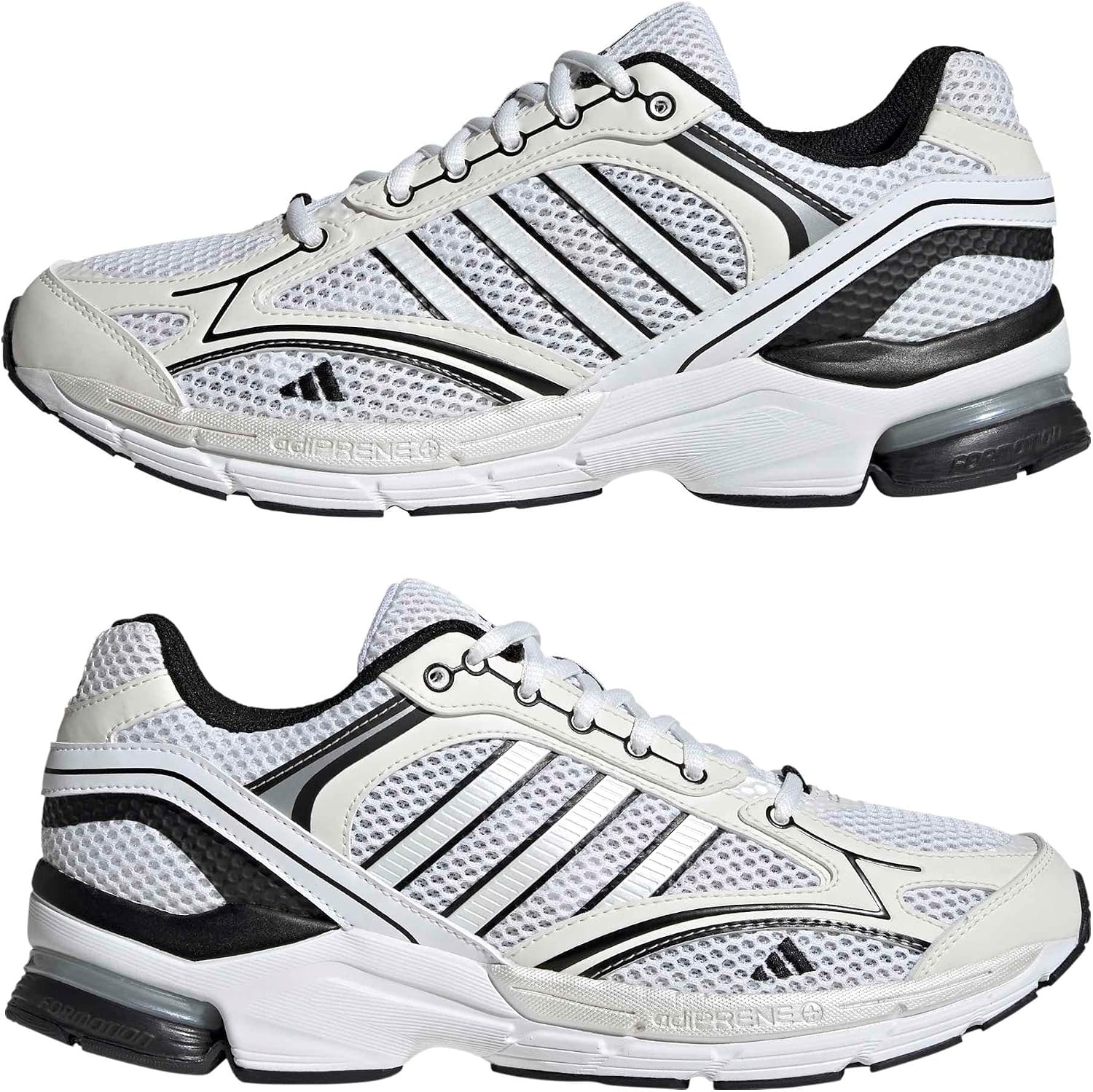 image:imageadidas Mens Spiritain 2000 SneakersWhiteZero MetallicBlack