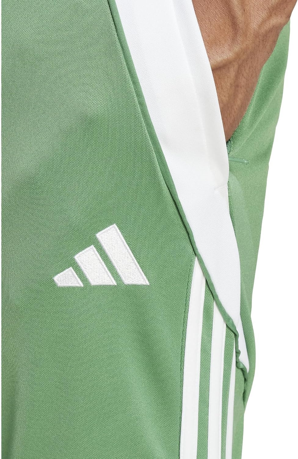 image:imageadidas Mens Tiro 24 Training JacketPreloved GreenWhite