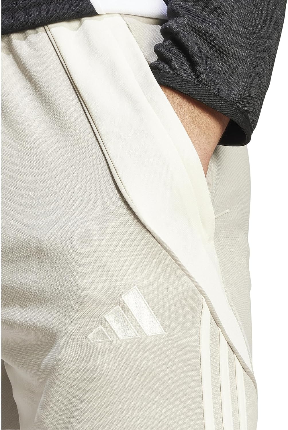 image:imageadidas Mens Tiro 24 Training JacketPutty GreyIvory