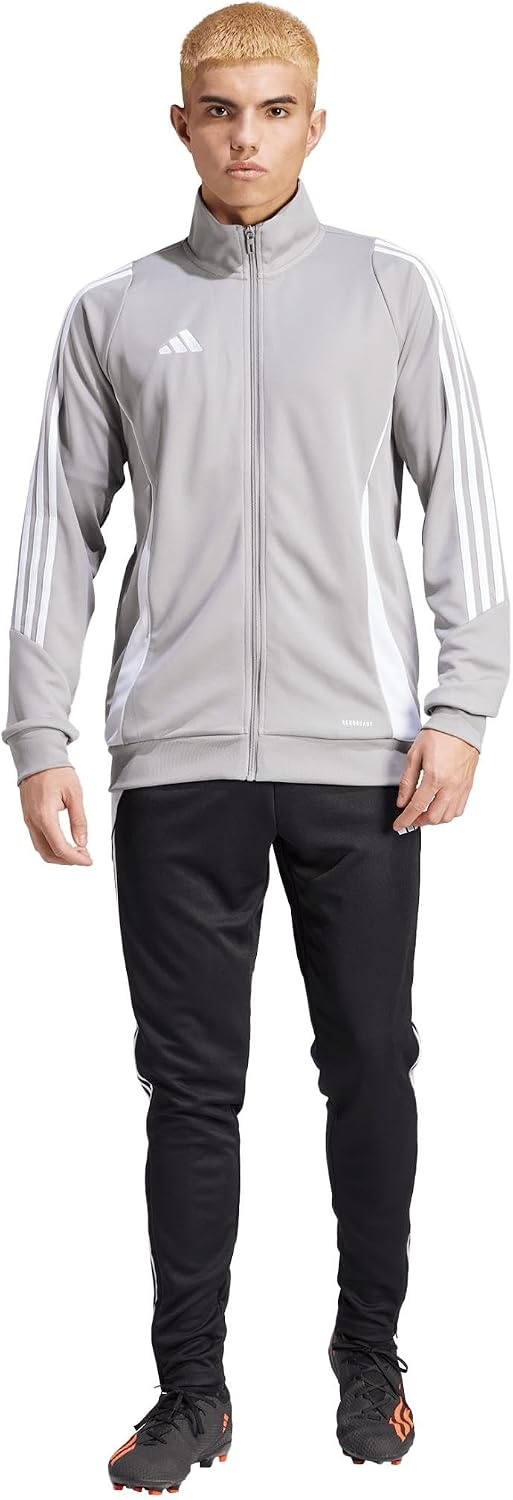 image:imageadidas Mens Tiro 24 Training JacketTeam Mid GreyWhite