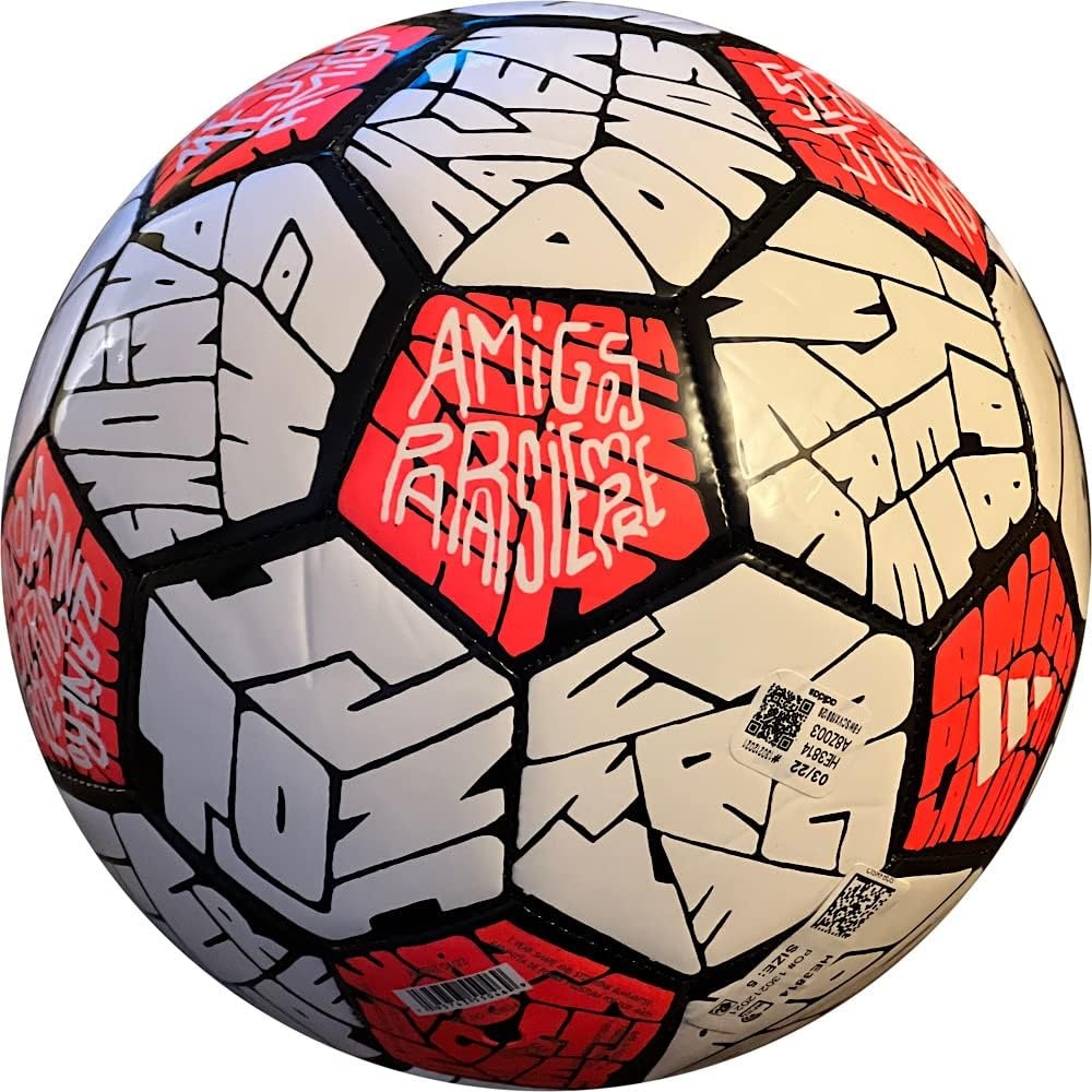 image:imageadidas Messi Club BallWhiteBlackSolar Red