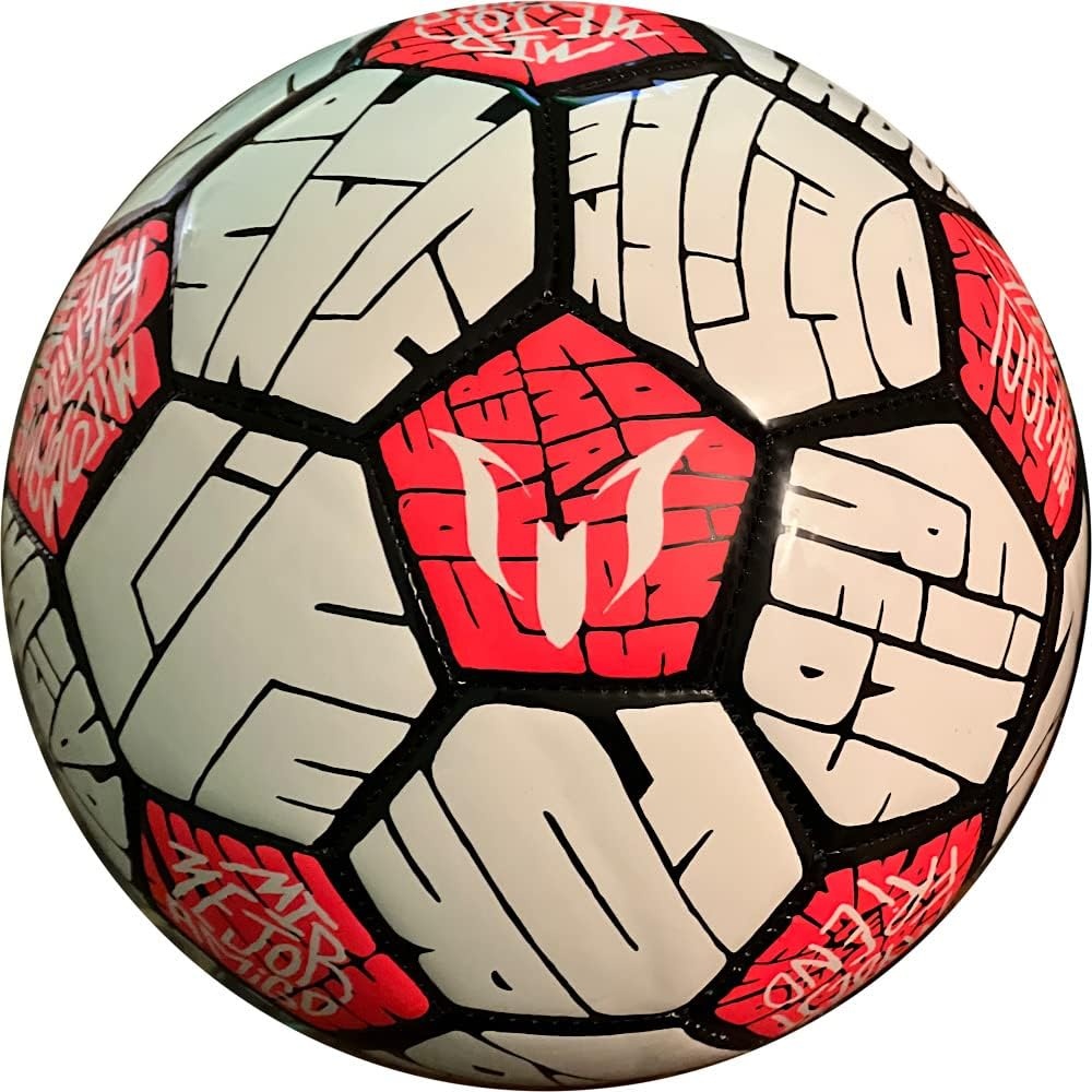 image:imageadidas Messi Club BallWhiteBlackSolar Red