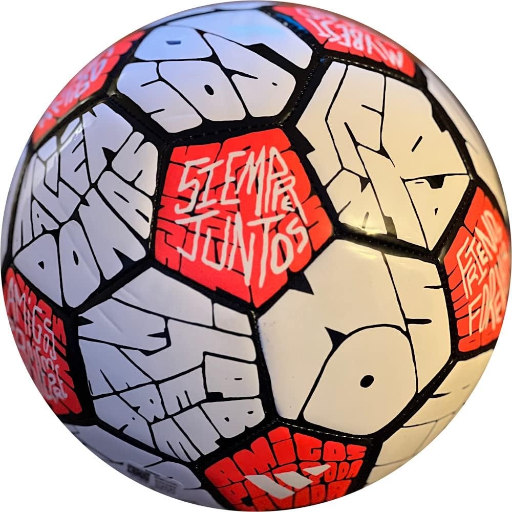 image:imageadidas Messi Club BallWhiteBlackSolar Red