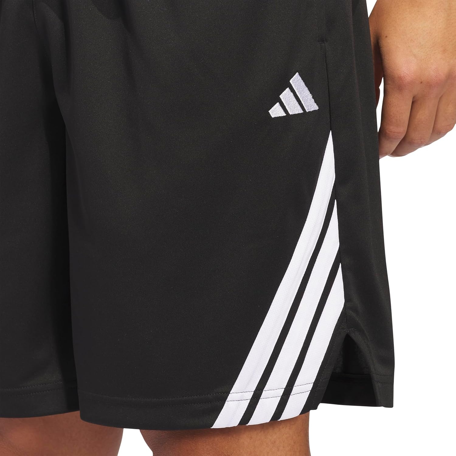 image:imageadidas Originals Mens Basketball Legends 3Stripes ShortsBlackWhite