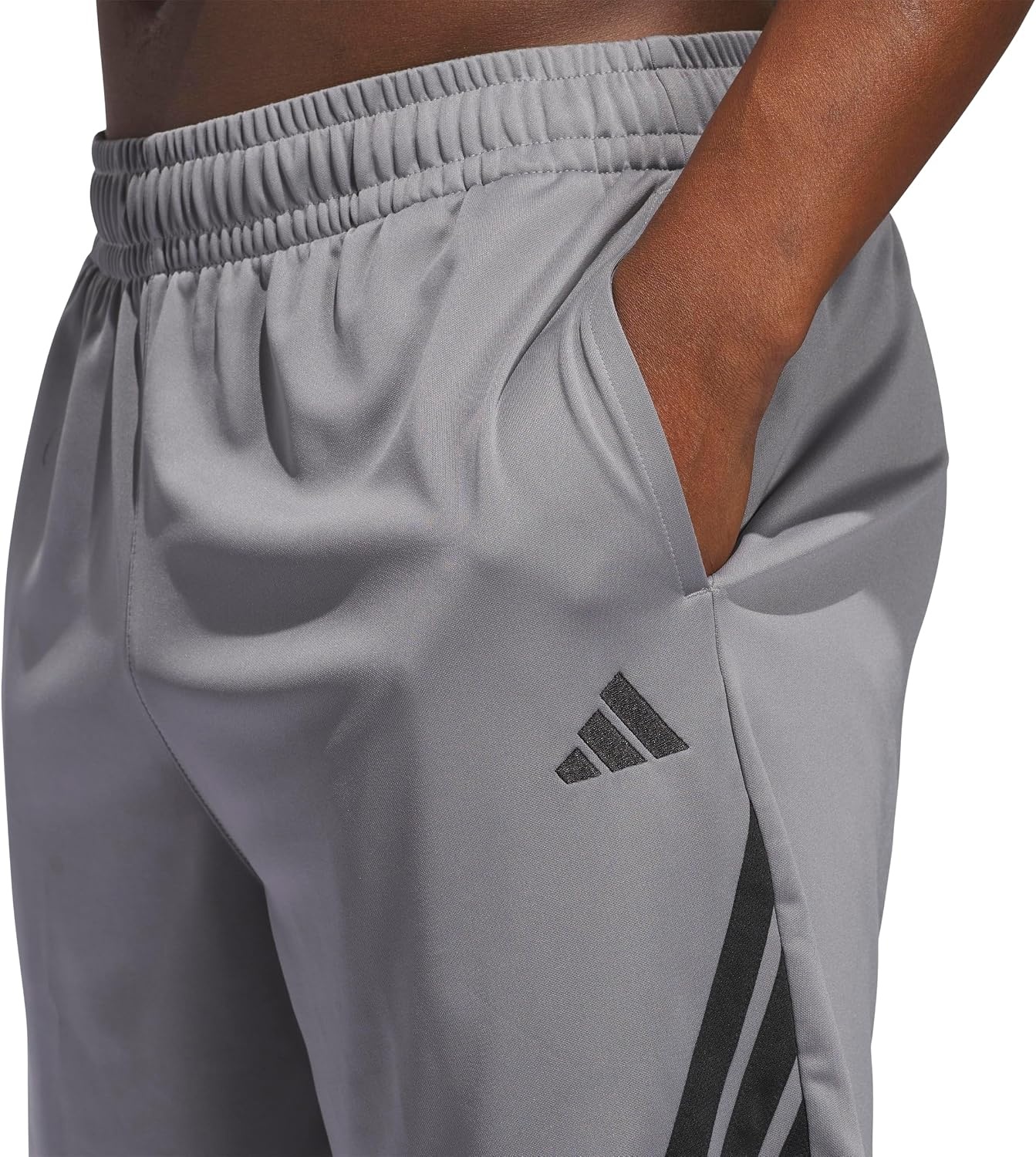 image:imageadidas Originals Mens Basketball Legends 3Stripes ShortsGreyBlack