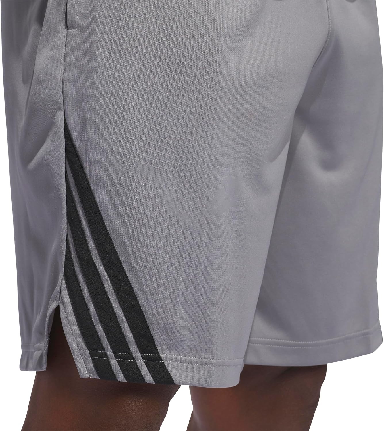 image:imageadidas Originals Mens Basketball Legends 3Stripes ShortsGreyBlack