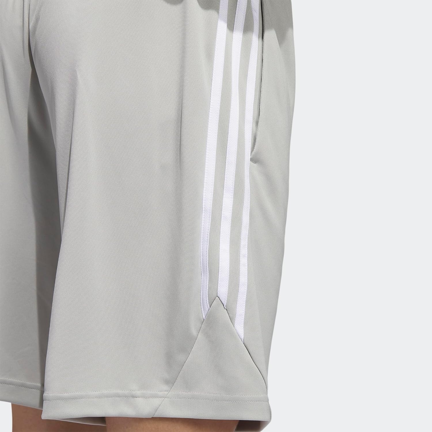 image:imageadidas Originals Mens Basketball Legends 3Stripes ShortsMetal Grey White
