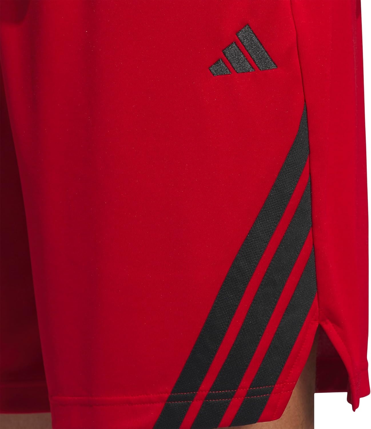 image:imageadidas Originals Mens Basketball Legends 3Stripes ShortsTeam Power RedBlack
