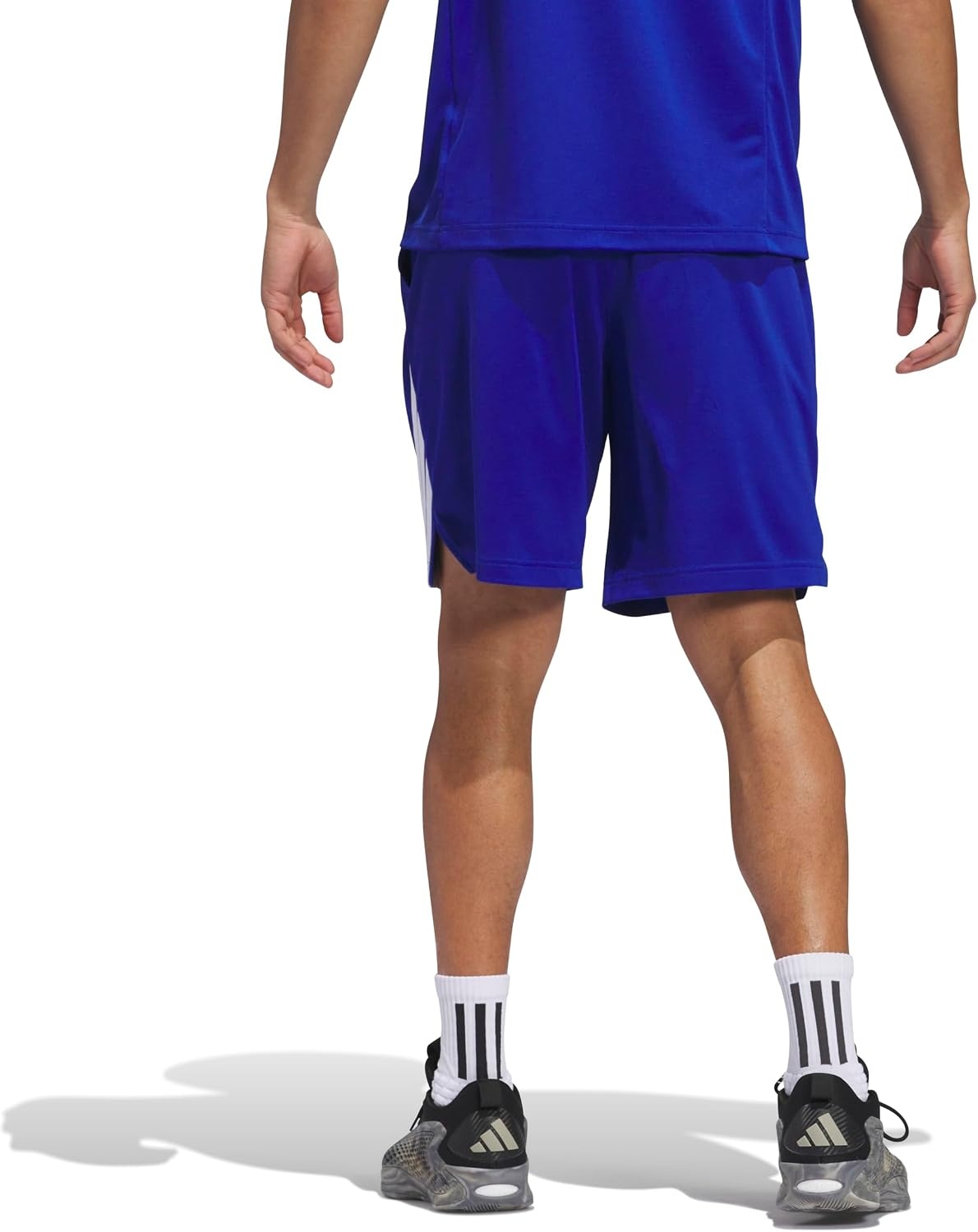 image:imageadidas Originals Mens Basketball Legends 3Stripes ShortsTeam Royal BlueWhite