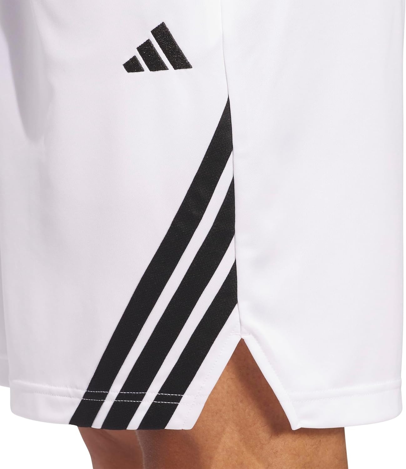 image:imageadidas Originals Mens Basketball Legends 3Stripes ShortsWhiteBlack