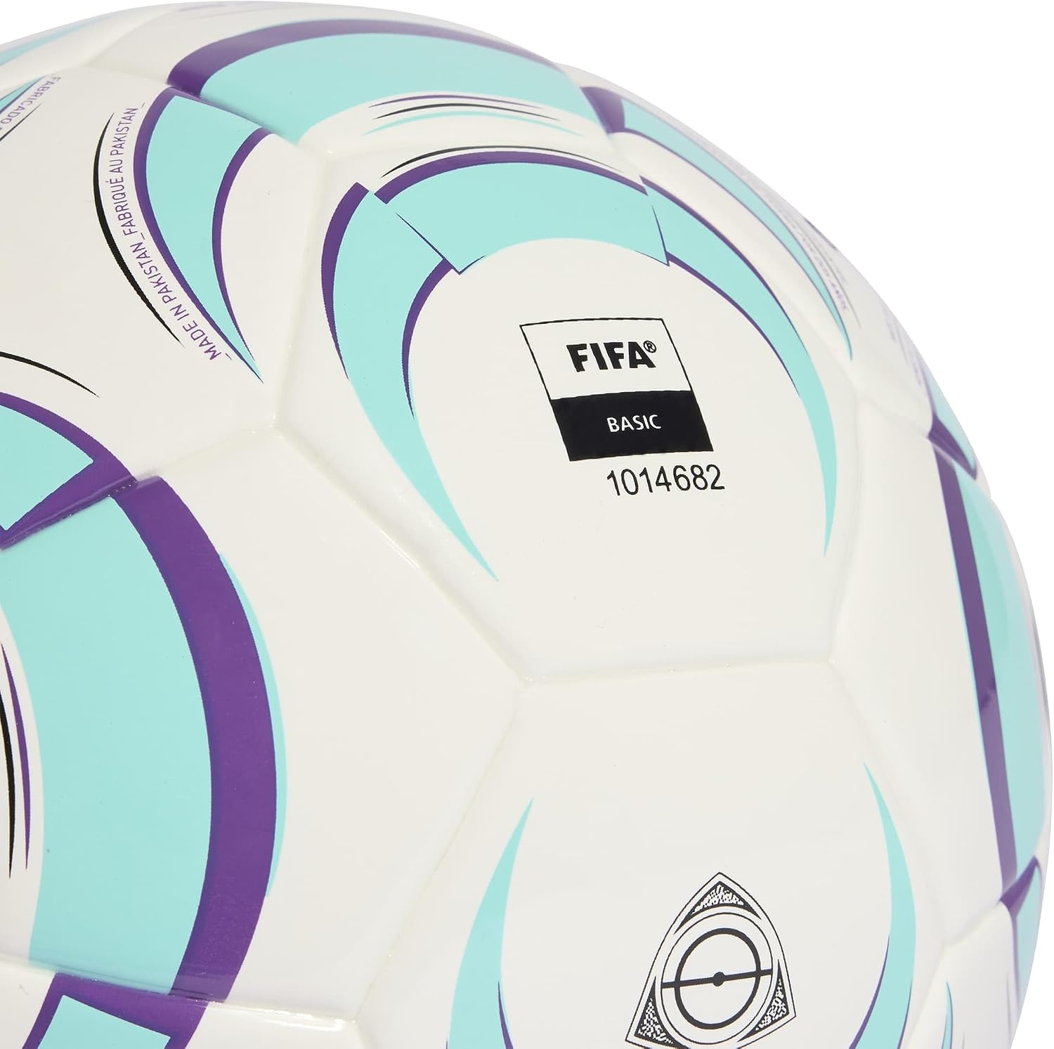 image:imageadidas Tiro Soccer BallWhiteBlackFlash AquaActive PurpleLeague Sala