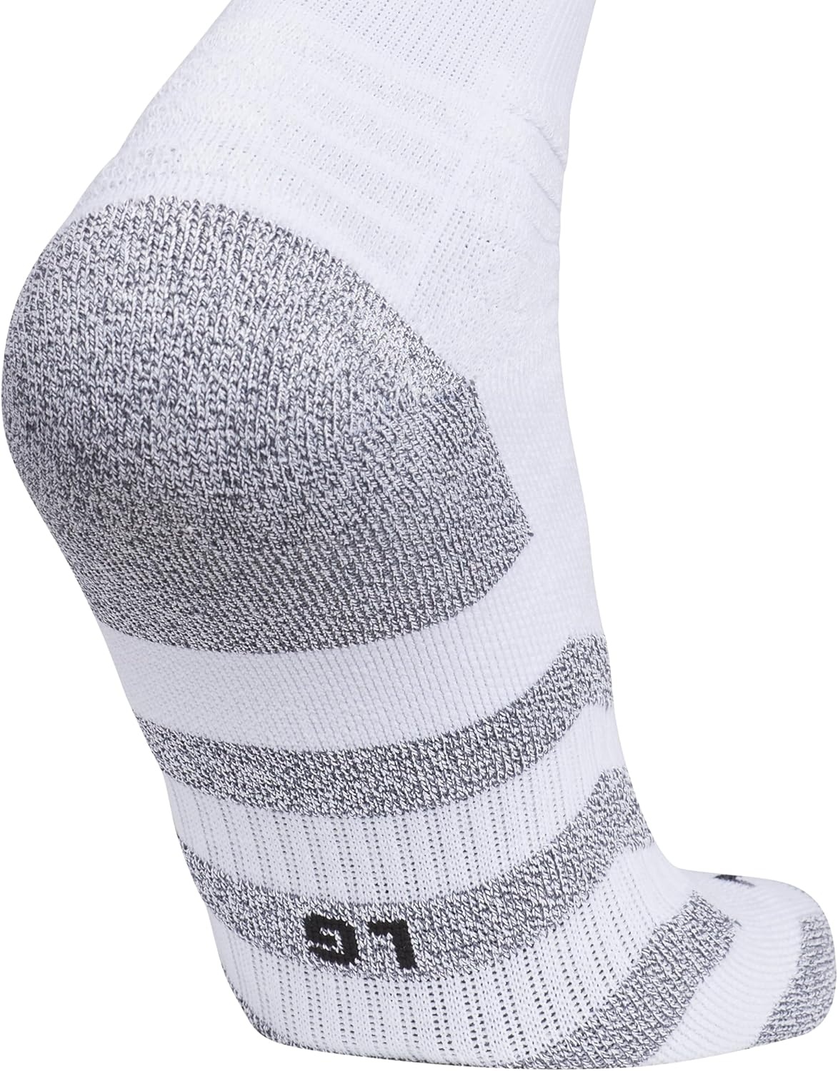 image:imageadidas Unisex 5Star TRAXION Grip Crew Socks 1 Pair for Training and Multiple SportsWhiteBlackClear Grey