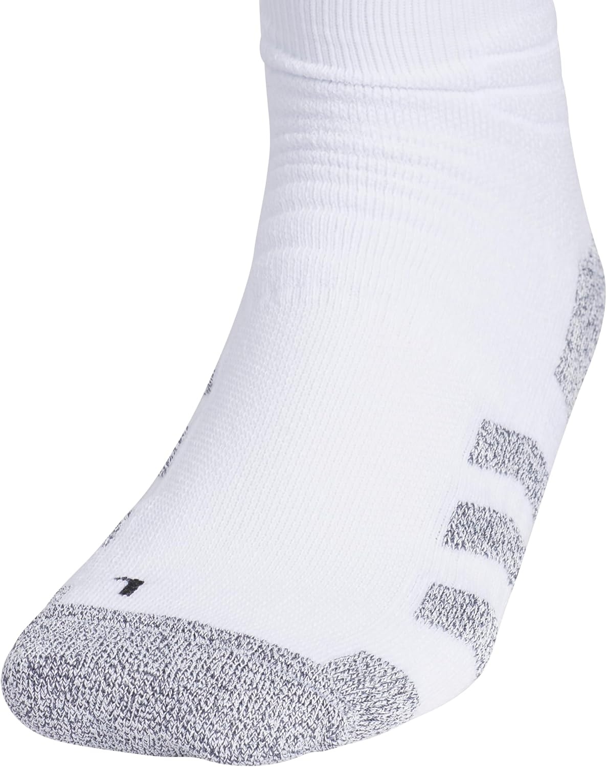 image:imageadidas Unisex 5Star TRAXION Grip Crew Socks 1 Pair for Training and Multiple SportsWhiteBlackClear Grey