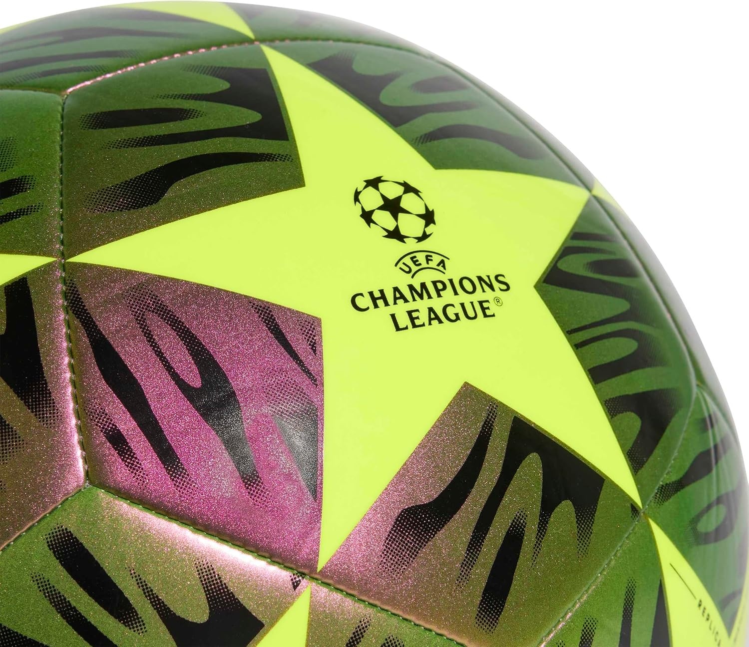 image:imageadidas Unisex Adult UEFA Champions League Final Club Soccer BallBlackSolar Yellow