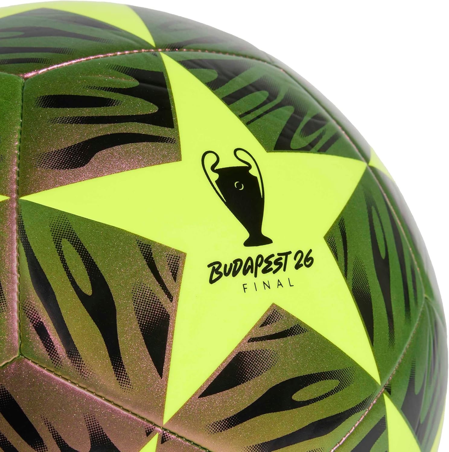 image:imageadidas Unisex Adult UEFA Champions League Final Club Soccer BallBlackSolar Yellow
