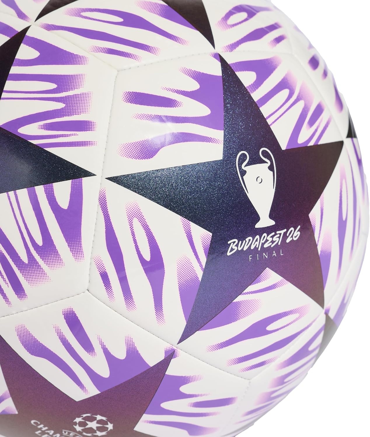 image:imageadidas Unisex Adult UEFA Champions League Final Club Soccer BallWhiteShock Purple