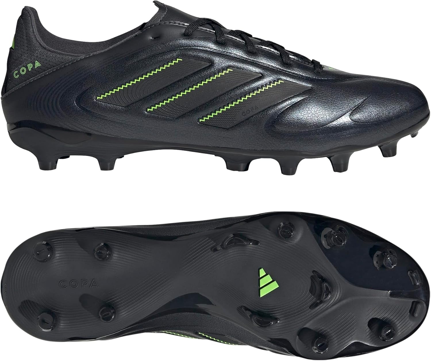 image:imageadidas UnisexAdult Copa Pure 3 League Firm GroundMulti GroundBlackSolid GreyLucid Lemon