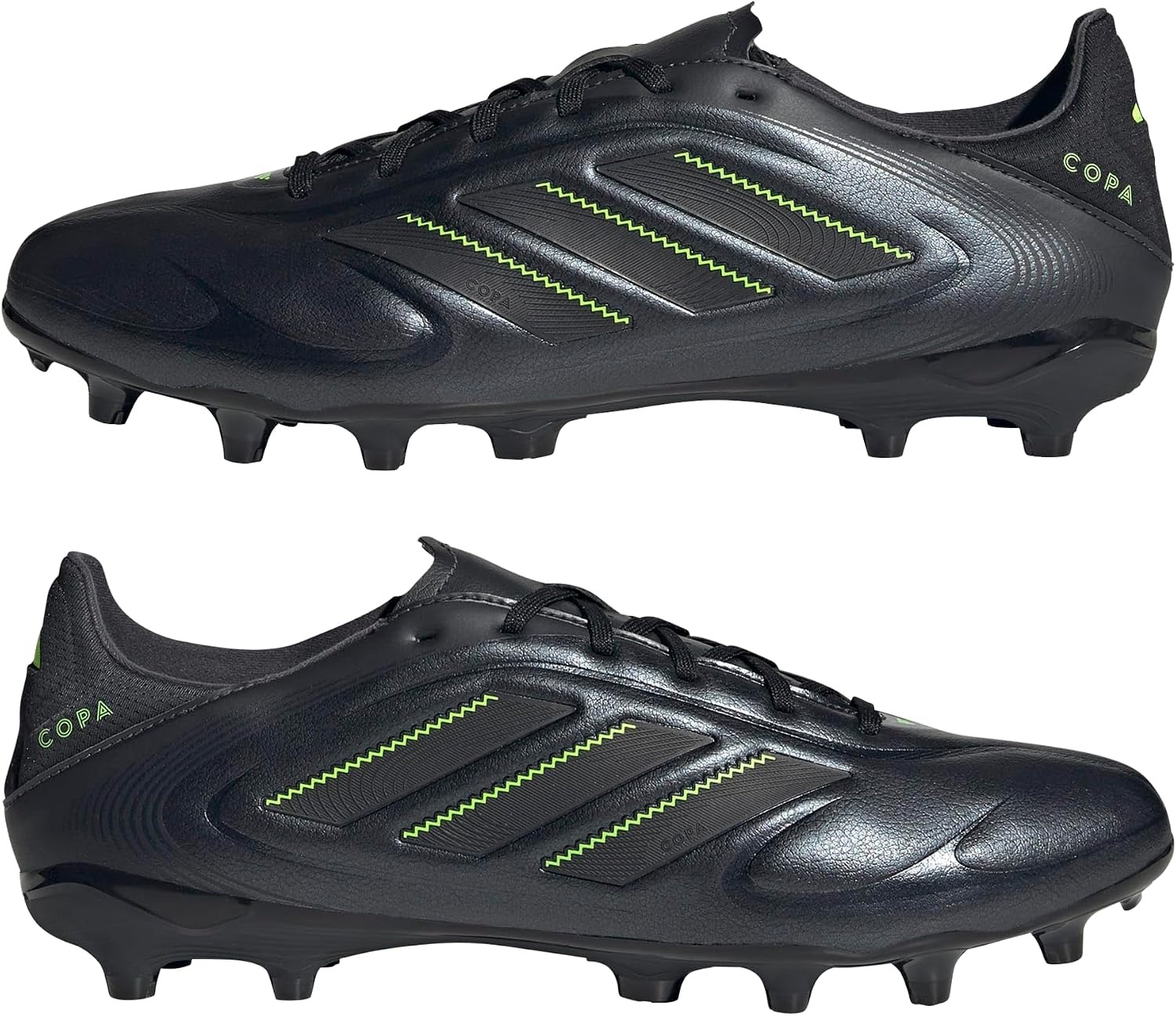 image:imageadidas UnisexAdult Copa Pure 3 League Firm GroundMulti GroundBlackSolid GreyLucid Lemon