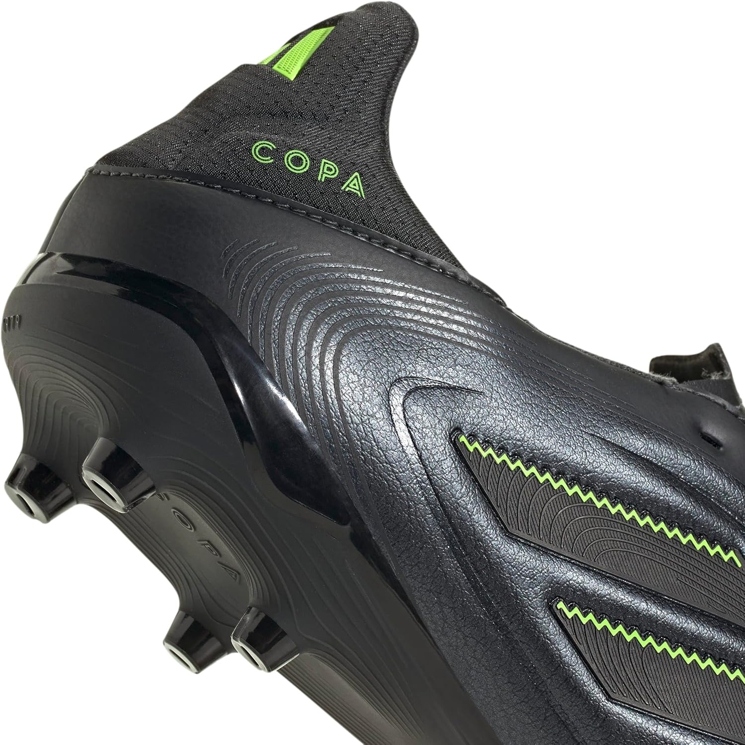 image:imageadidas UnisexAdult Copa Pure 3 League Firm GroundMulti GroundBlackSolid GreyLucid Lemon