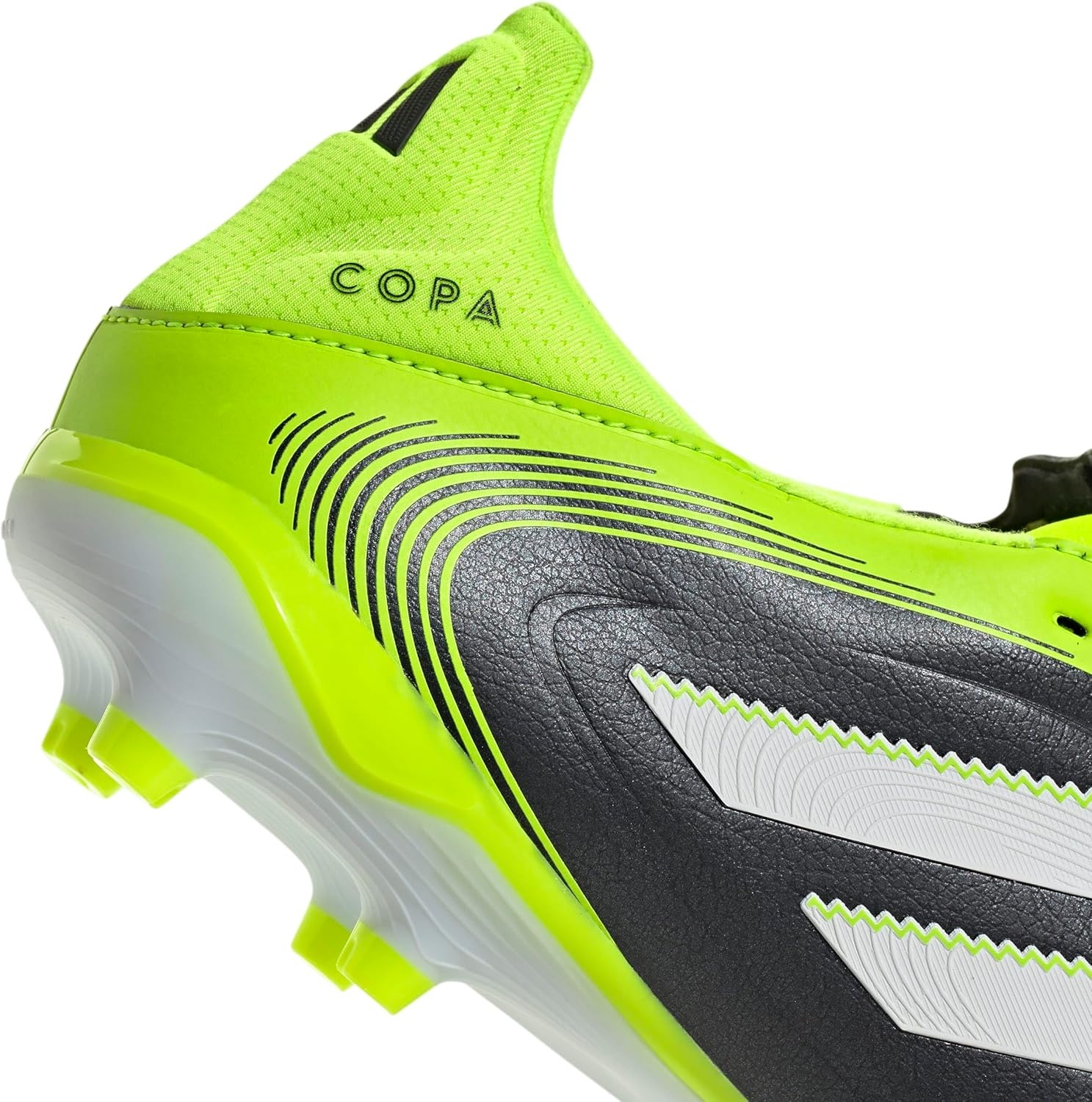 image:imageadidas UnisexAdult Copa Pure 3 League Firm GroundMulti GroundBlackWhiteLucid Lemon