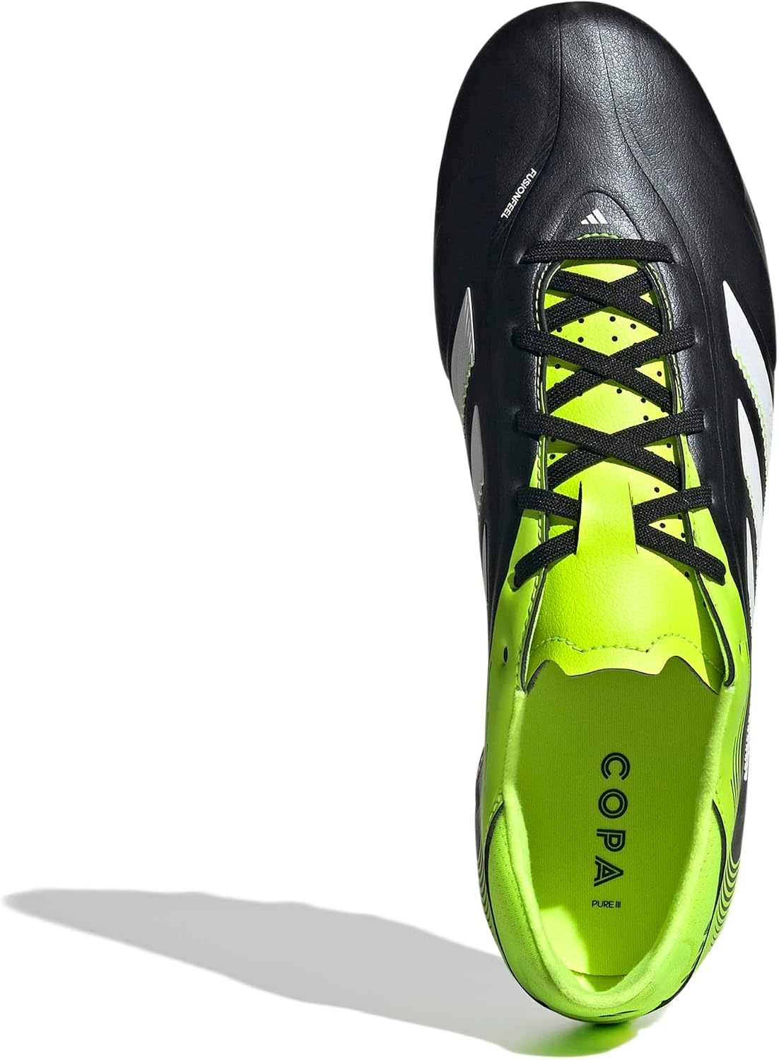 image:imageadidas UnisexAdult Copa Pure 3 League Firm GroundMulti GroundBlackWhiteLucid Lemon