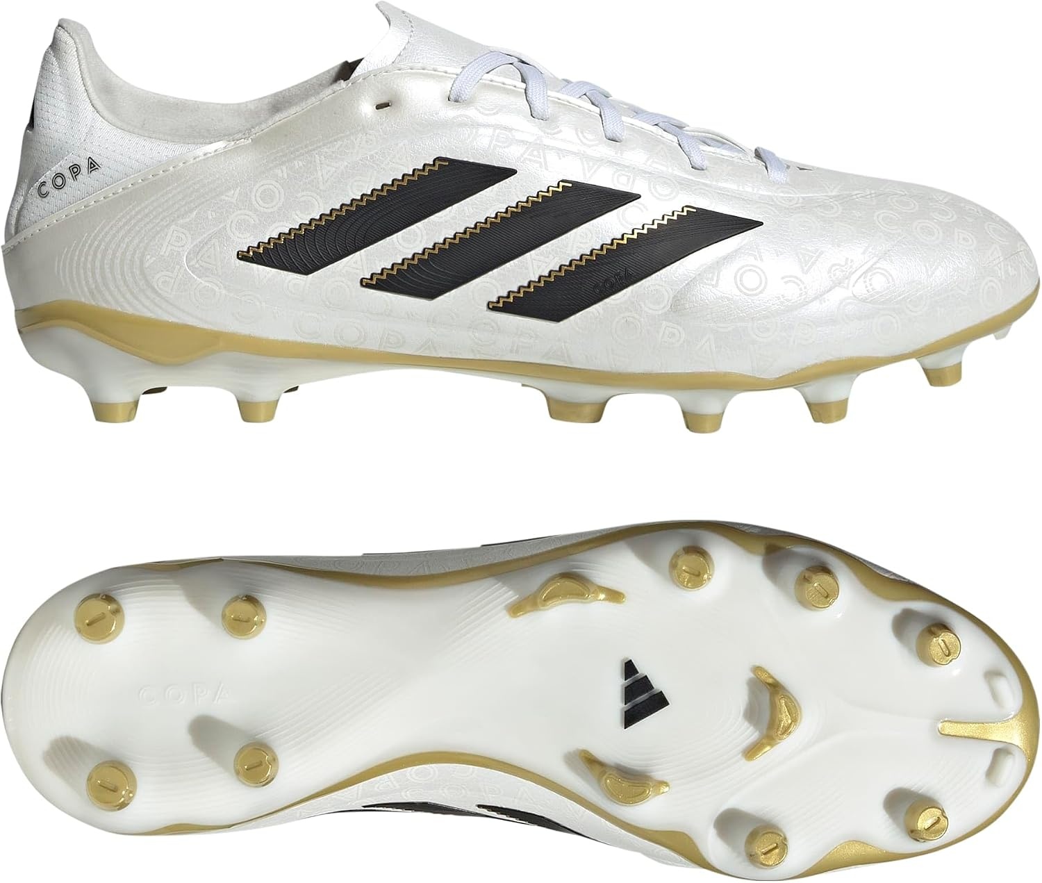 image:imageadidas UnisexAdult Copa Pure 3 League Firm GroundMulti GroundZero MetallicBlackGold Metallic