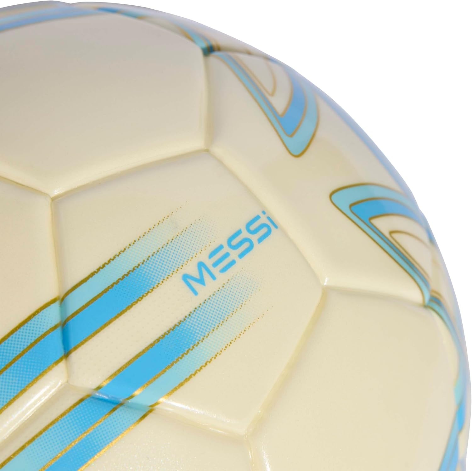 image:imageadidas UnisexAdult Messi Mini Soccer BallIvorySemi Blue BurstIcey Blue