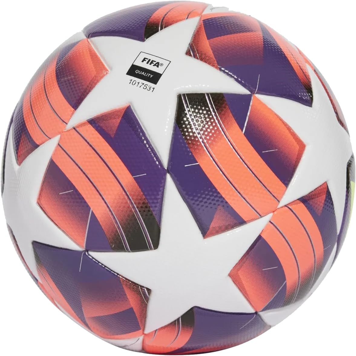 image:imageadidas UnisexAdult UEFA Champions League Soccer BallWhiteAurora BlackTurboSilver Metallic