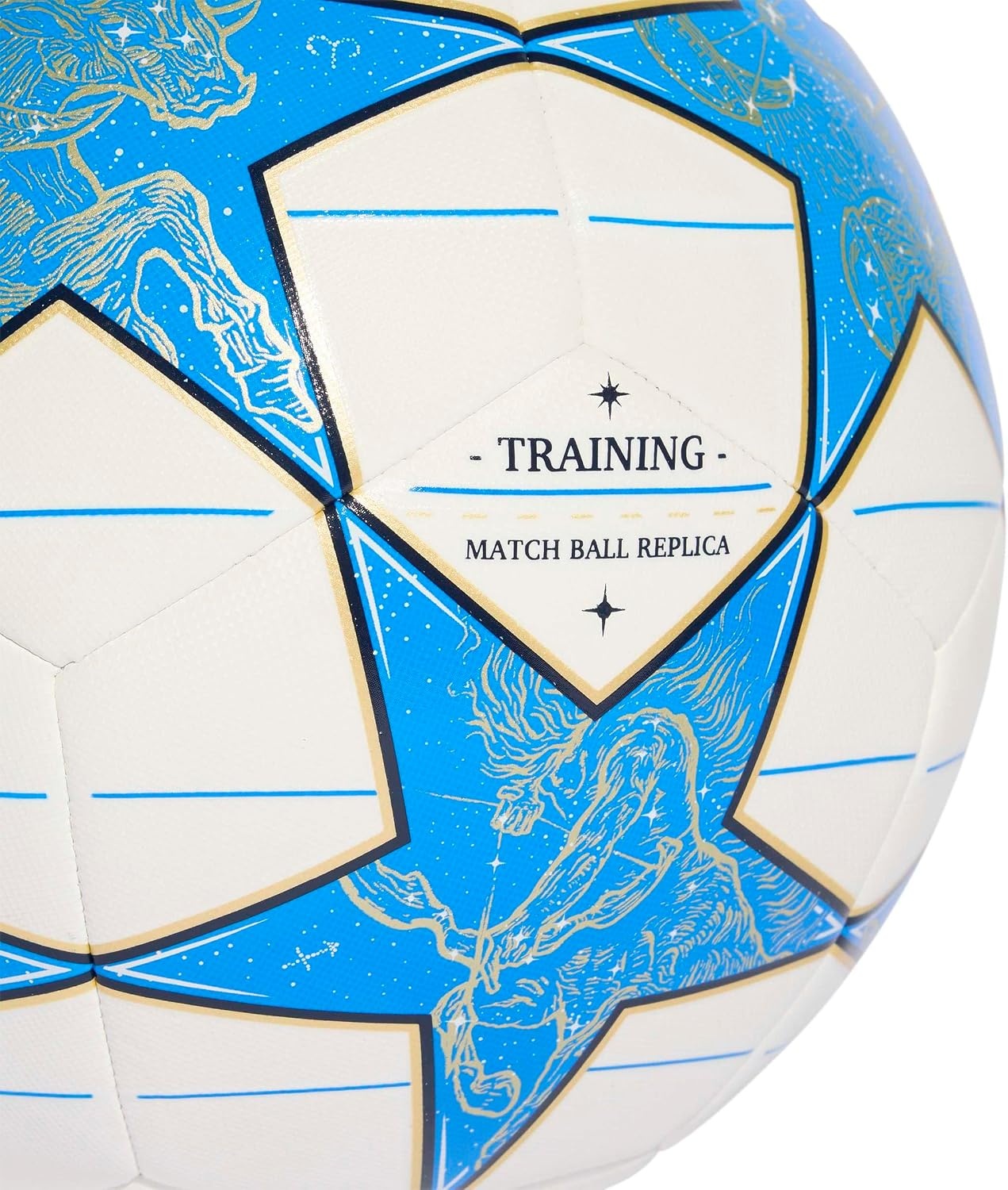 image:imageadidas UnisexAdult UEFA Champions League Soccer BallWhiteDark BluePantoneMatte Gold