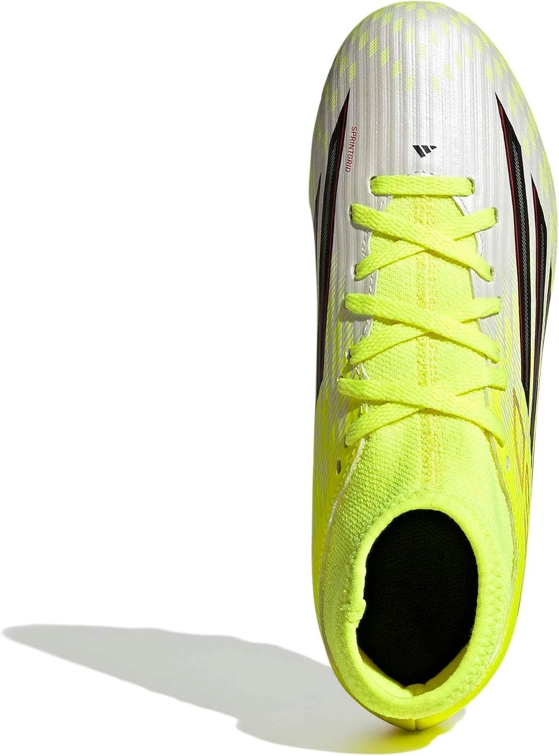 image:imageadidas UnisexChild F50 Club Mid Firm Multi Ground Football B SneakerTeam Solar YellowBlackLucid Red