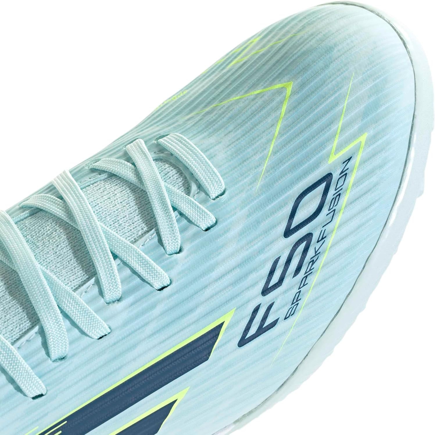 image:imageadidas Womens F50 Sparkfusion League Firm GroundArtificial Ground Soccer Cleats PurpleAlmost BlueDusky PetrolYellow