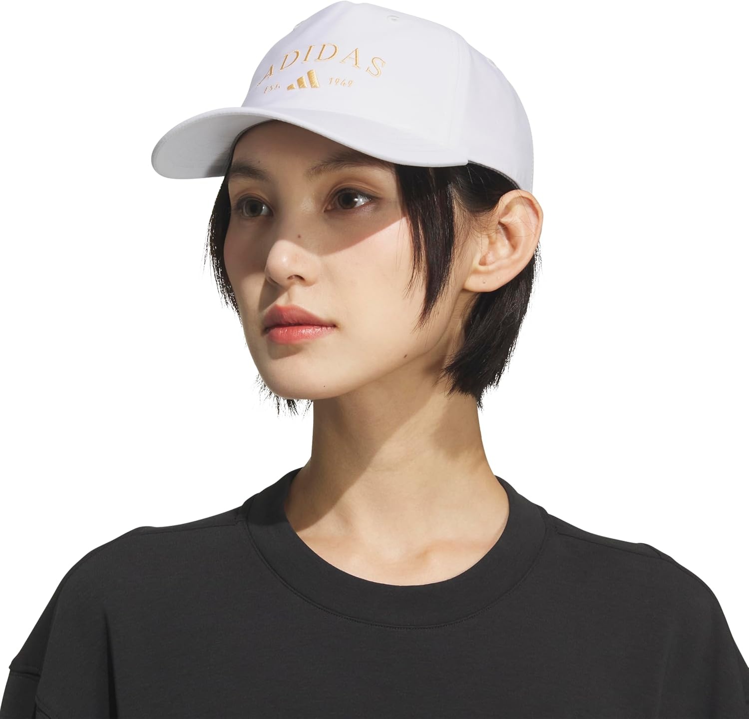 image:imageadidas Womens Sport Essentials Baseball Cap Athletic Relaxed Strapback HatOff WhiteSemi Ice Tangerine Orange