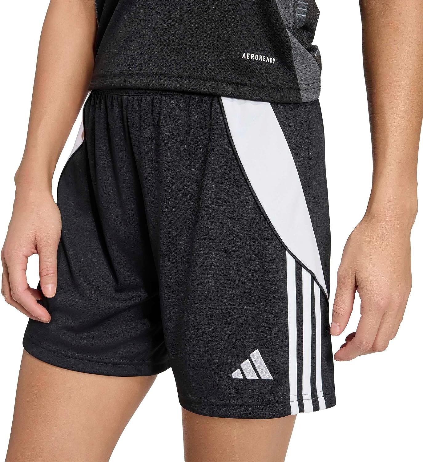 image:imageadidas Womens Tiro 24 ShortsBlackWhite
