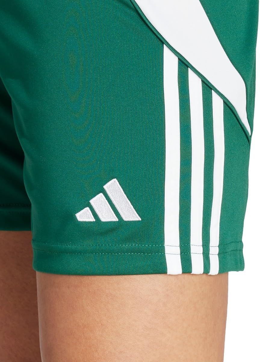 image:imageadidas Womens Tiro 24 ShortsTeam Dark GreenWhite