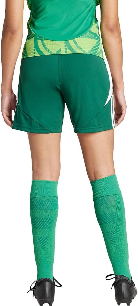 image:imageadidas Womens Tiro 24 ShortsTeam Dark GreenWhite