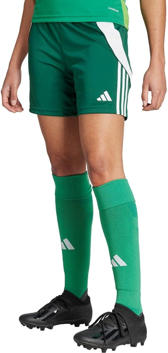 image:imageadidas Womens Tiro 24 ShortsTeam Dark GreenWhite
