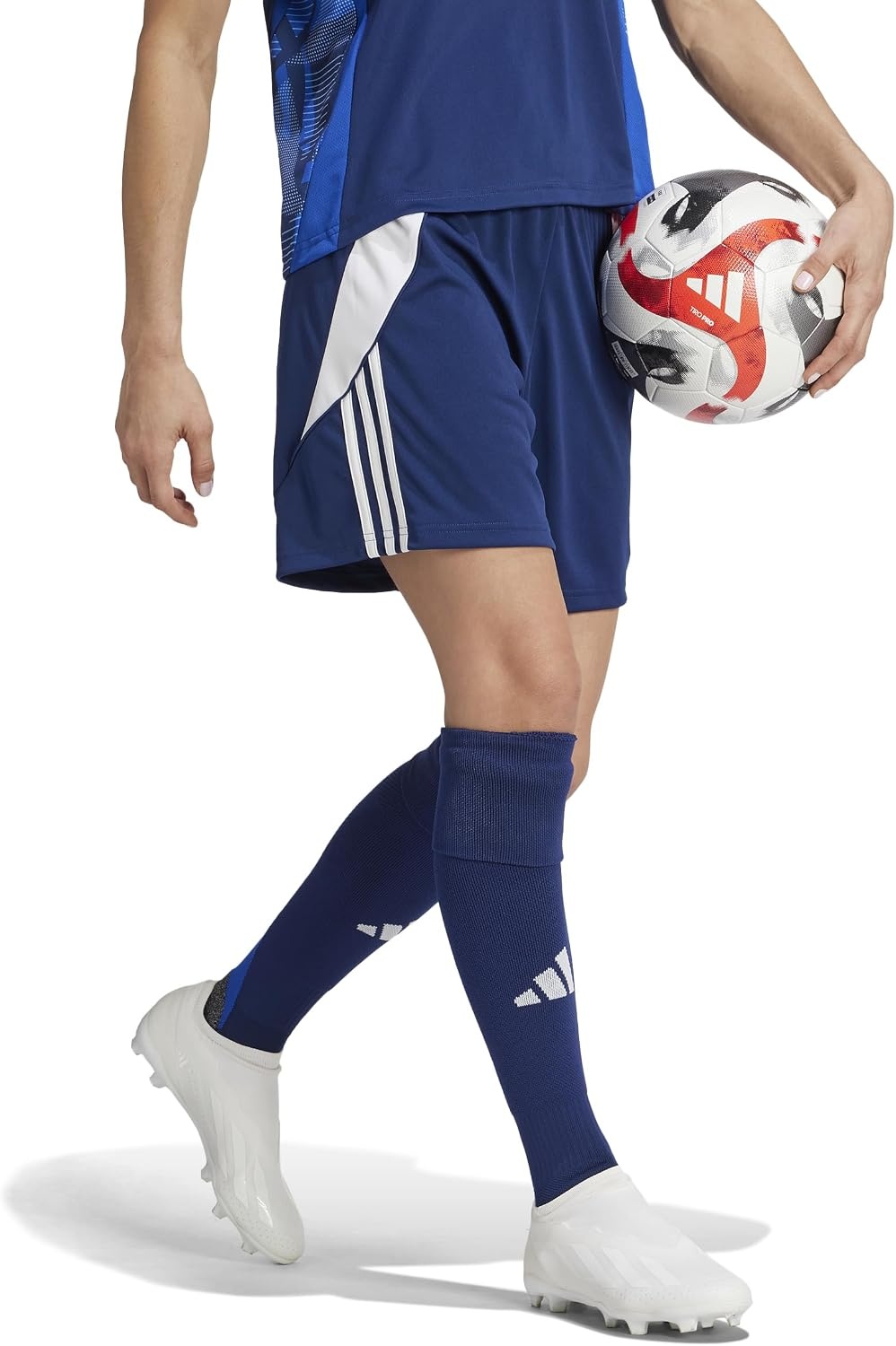image:imageadidas Womens Tiro 24 ShortsTeam Navy BlueWhite