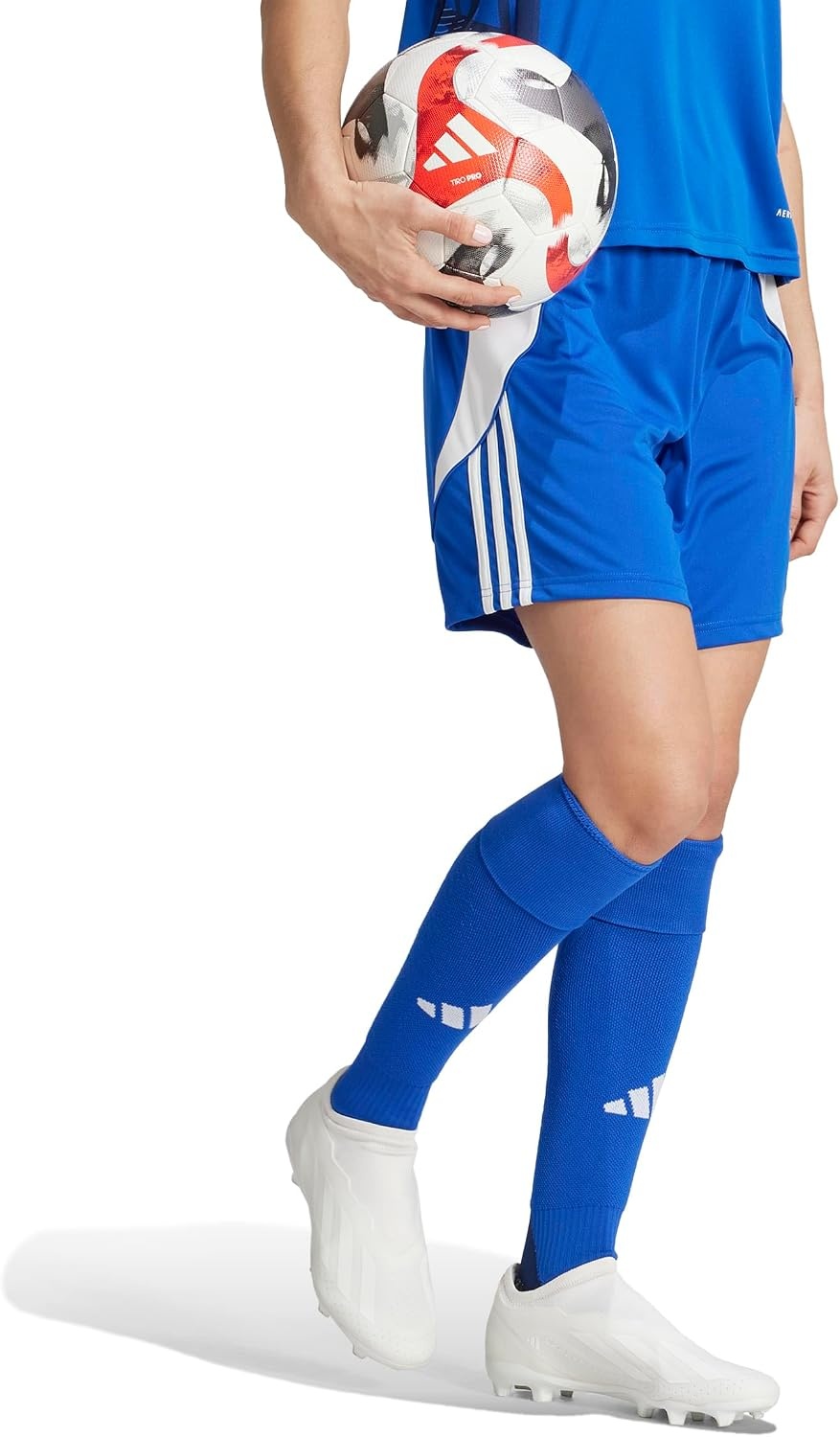 image:imageadidas Womens Tiro 24 ShortsTeam Royal BlueWhite