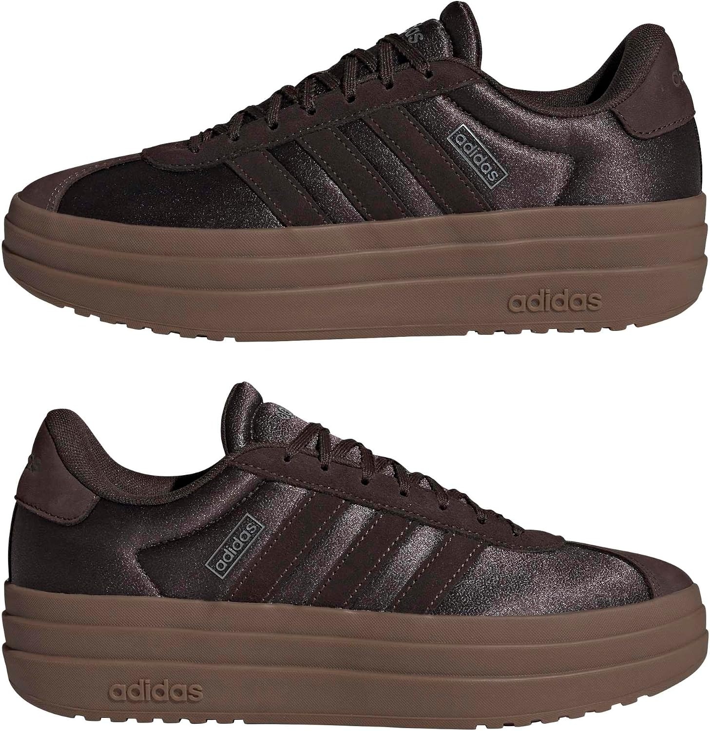 image:imageadidas Womens Vl Court Bold SneakerAurora CoffeeAurora CoffeeGum