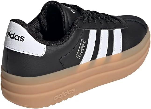 image:imageadidas Womens Vl Court Bold SneakerBlackWhiteCyber Metallic