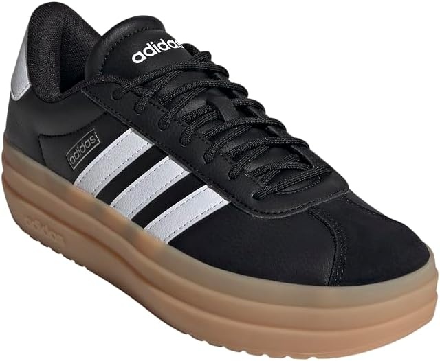 image:imageadidas Womens Vl Court Bold SneakerBlackWhiteCyber Metallic