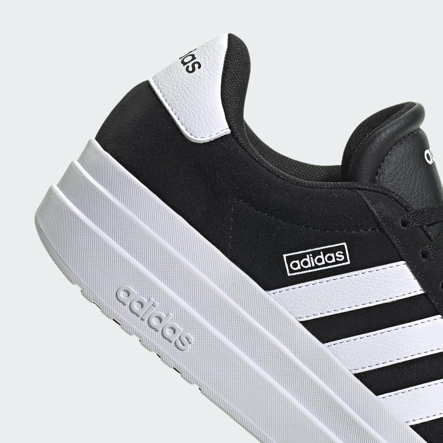 image:imageadidas Womens Vl Court Bold SneakerBlackWhiteWhite