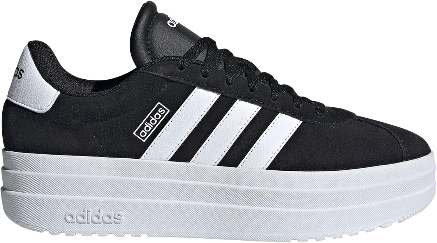 image:imageadidas Womens Vl Court Bold SneakerBlackWhiteWhite