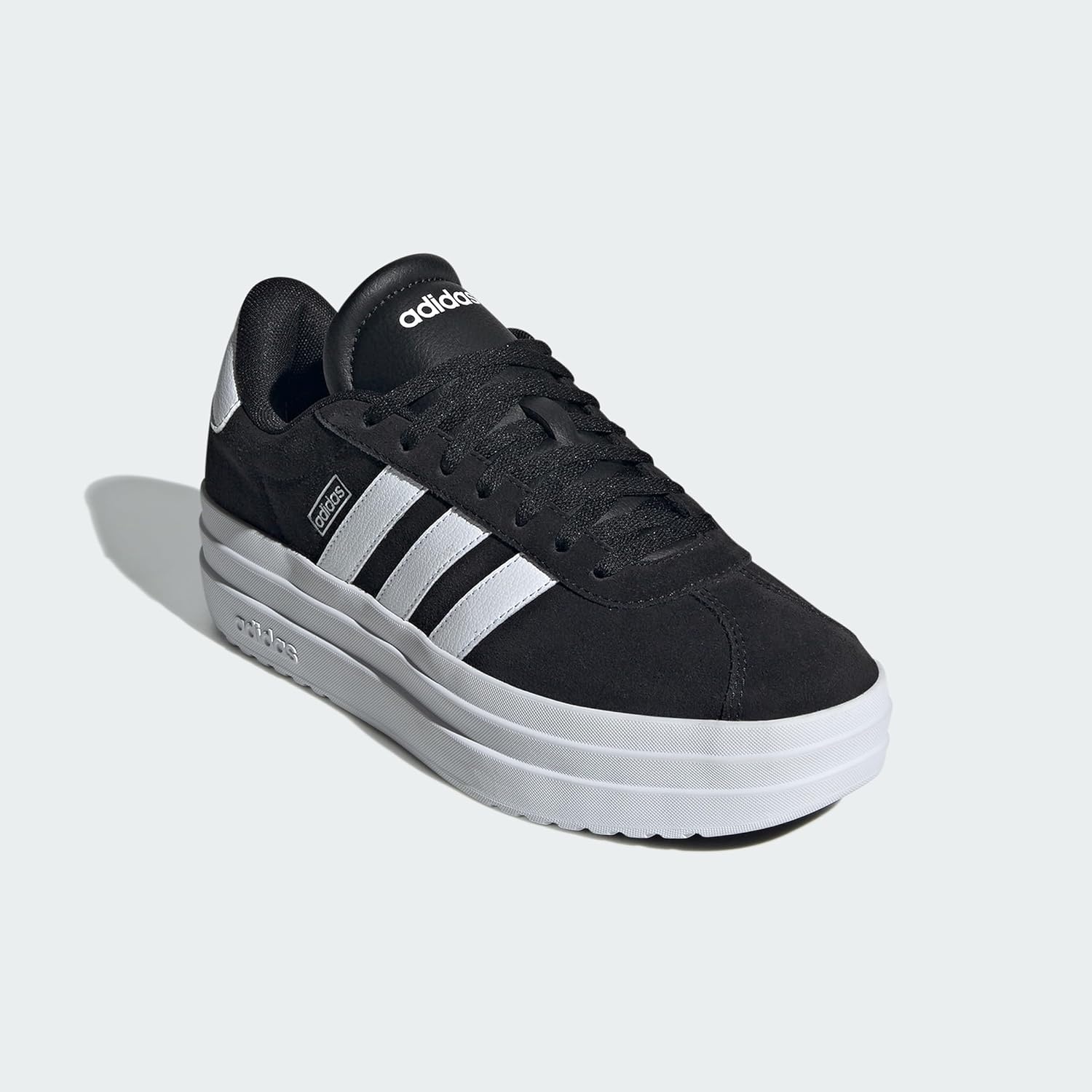 image:imageadidas Womens Vl Court Bold SneakerBlackWhiteWhite