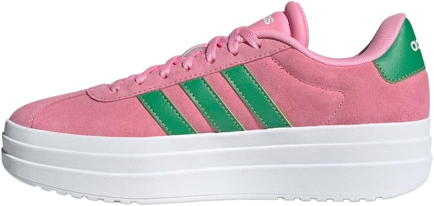 image:imageadidas Womens Vl Court Bold SneakerBliss PinkGreenWhite