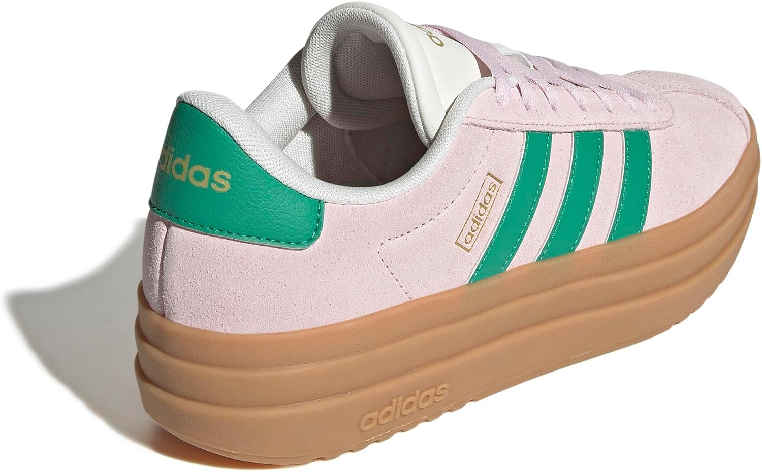 image:imageadidas Womens Vl Court Bold SneakerClear PinkCourt GreenWhite